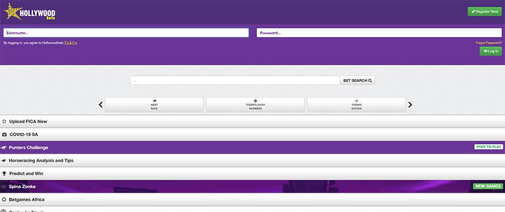 Login to Your Hollywoodbets Account